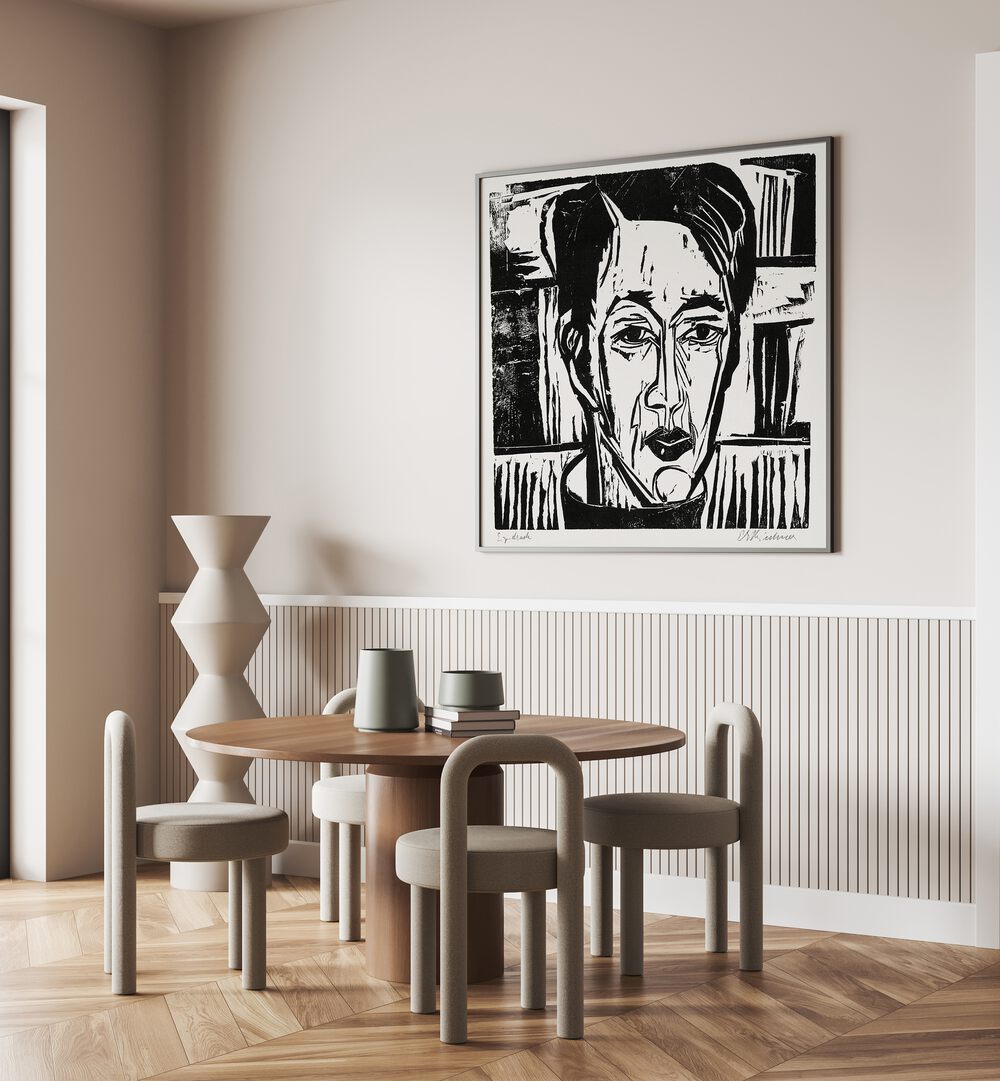 WEHRLIN, FACING FRONT (1924) , VINTAGE PAINTINGS