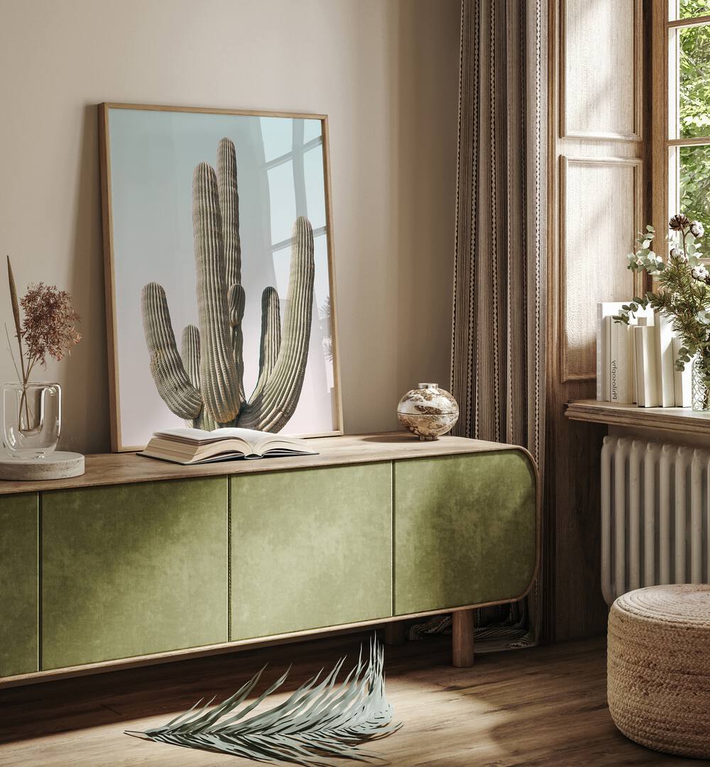 Elevate your space with SAGUARO, BEACH PAINTINGS, showcasing stunning cactus art perfect for nature lovers.