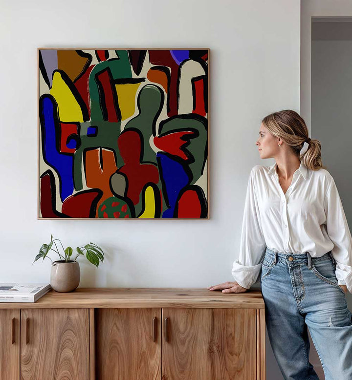 COLOR DOODLE ABSTRACT ,  ABSTRACT PAINTINGS