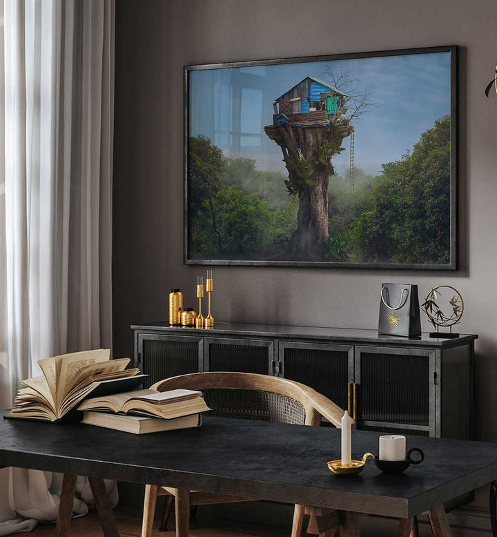 HOUSE IN THE SKY , PHOTOGRAPHY PRINTS