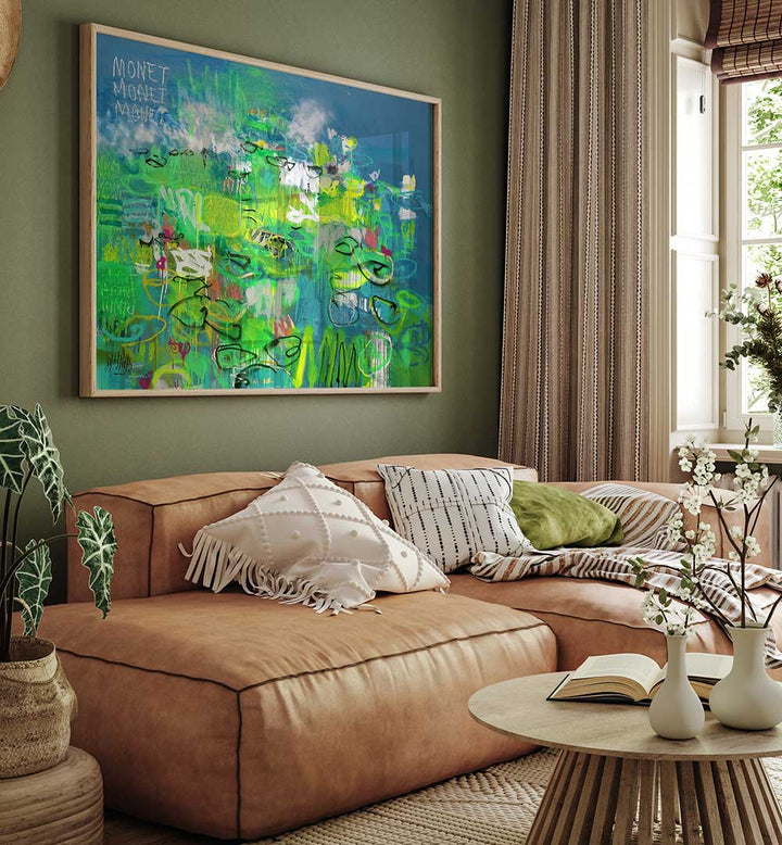 VIBRANT REFLECTIONS , ABSTRACT PAINTINGS