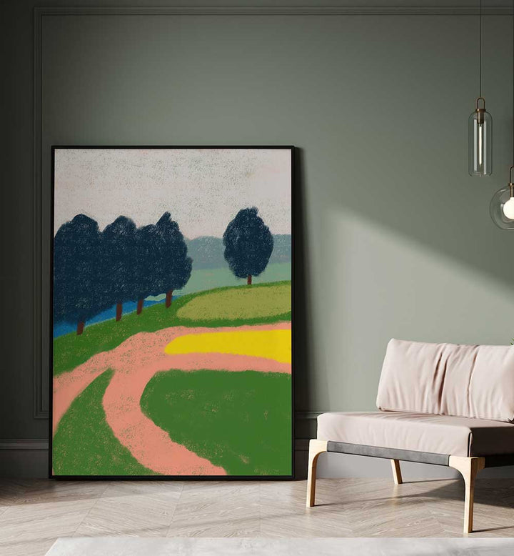 COUNTRY SIDE PLEIN AIR , LANDSCAPE PAINTINGS