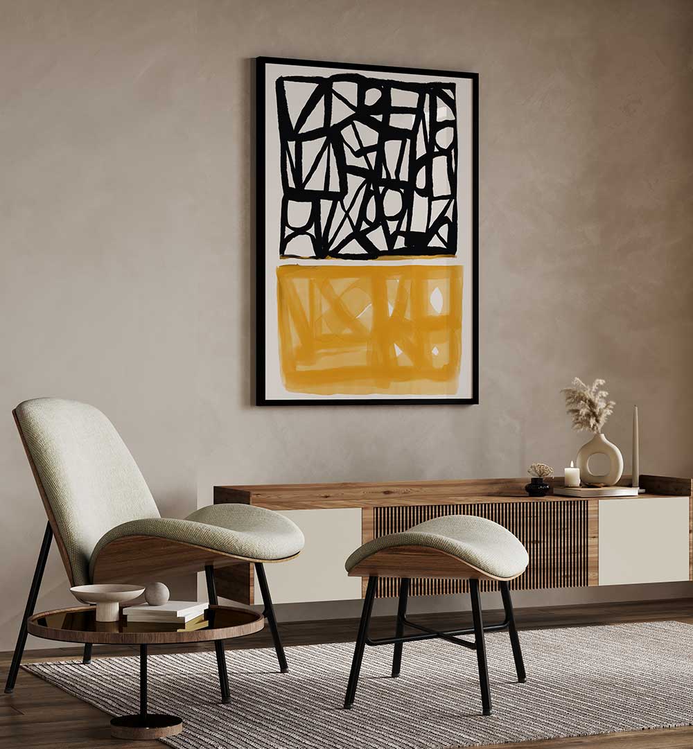 BOLD SHAPES DANCE , ABSTRACT PAINTINGS