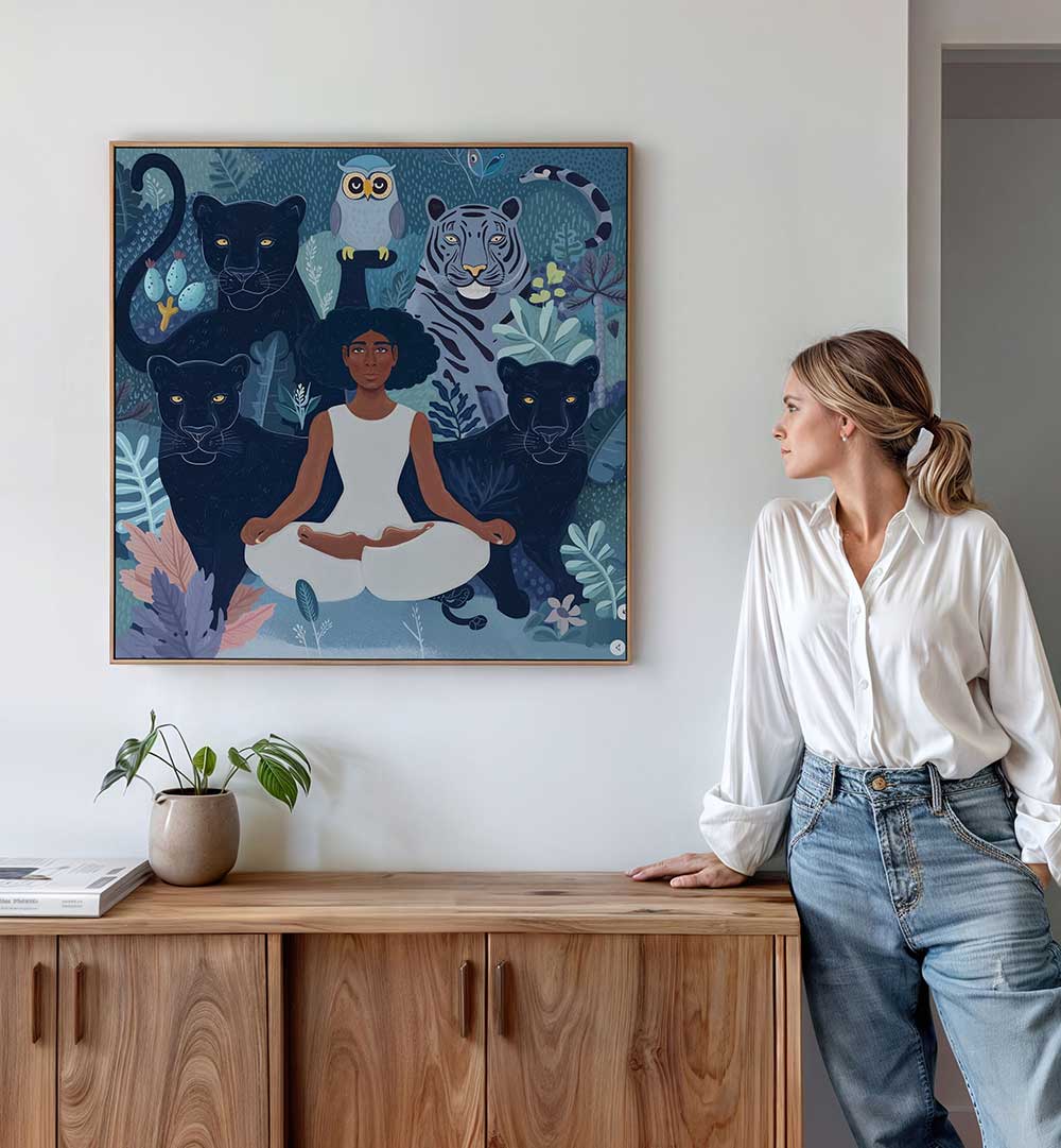 TROPICAL III , PORTRAITS & FIGURATIVE ILLUSTRATIONS