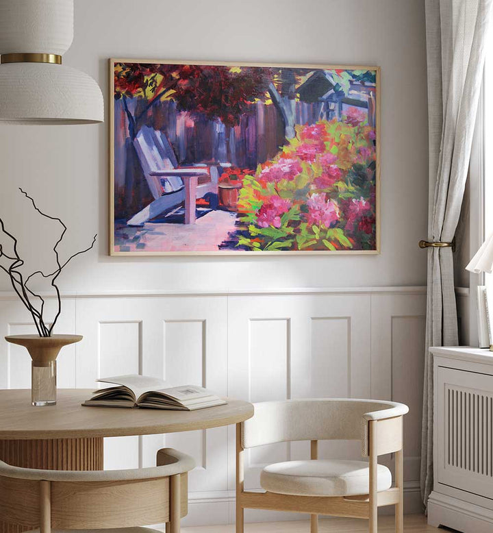 BACKYARD , LANDSCAPE PAINTINGS
