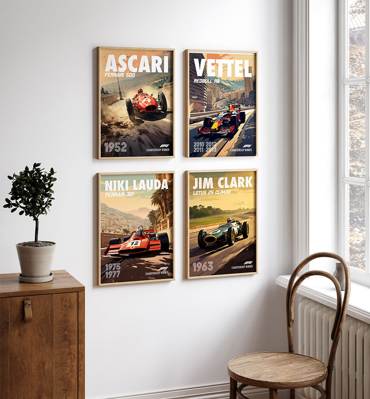 F1 IMMORTALS GALLERY WALL , GALLERY WALLS & SETS