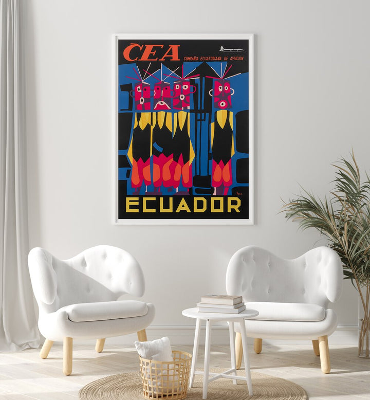 ECUADOR , VINTAGE TRAVEL POSTERS