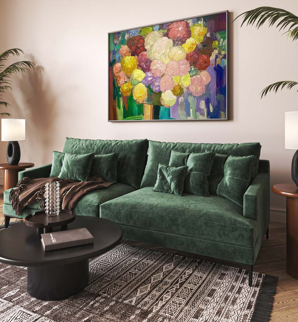Brighten your home with vibrant FLOWERS IN A VASE, perfect for any occasion and a stunning centerpiece.
