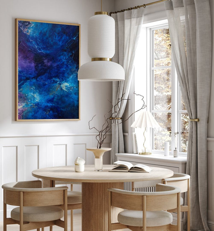 Stunning ETERNAL COSMOS, ABSTRACT PAINTINGS enrich your space with vibrant celestial artistry and elegance.