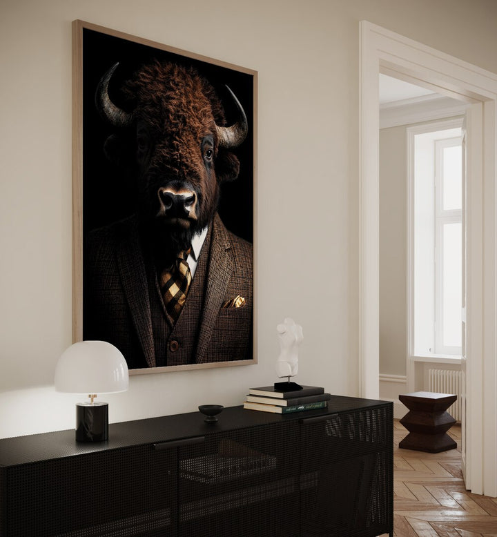 WILD SUITS - BISON , ANIMAL PAINTINGS