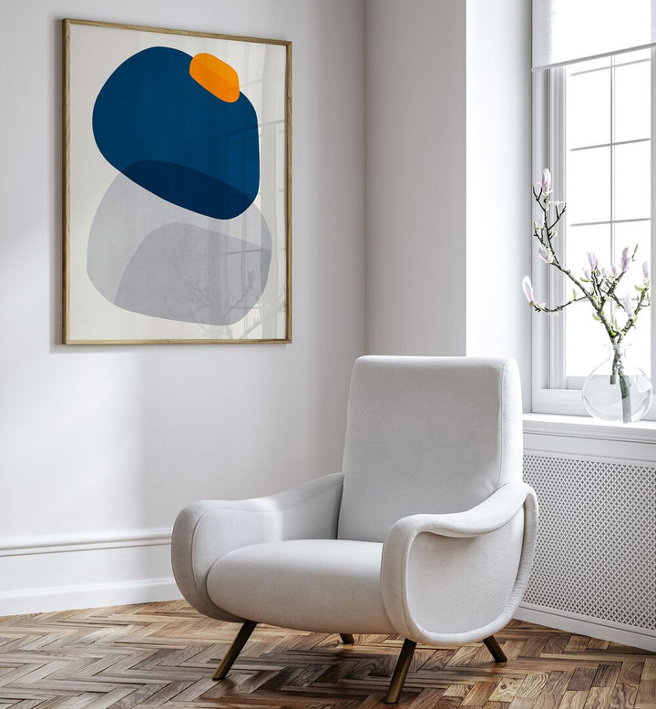 Stylish ROCK OVERLAY VI, ABSTRACT PAINTINGS enhance modern decor, perfect for any sophisticated space.