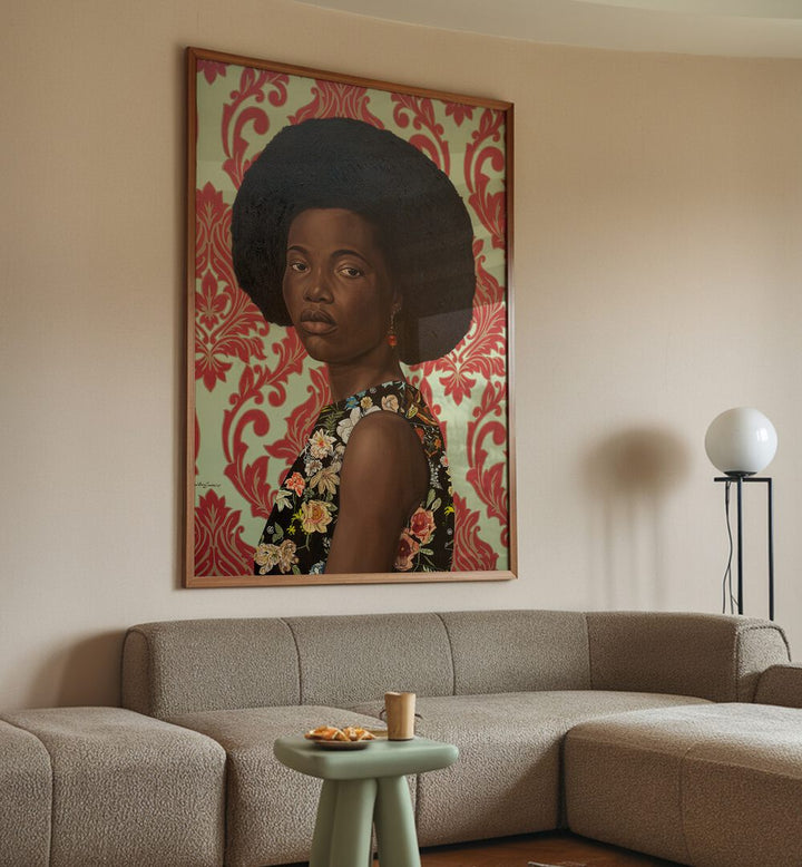 Elevate your space with VINTAGE ROYAL, AFRICAN ART PAINTINGS showcasing rich cultural heritage and timeless elegance.