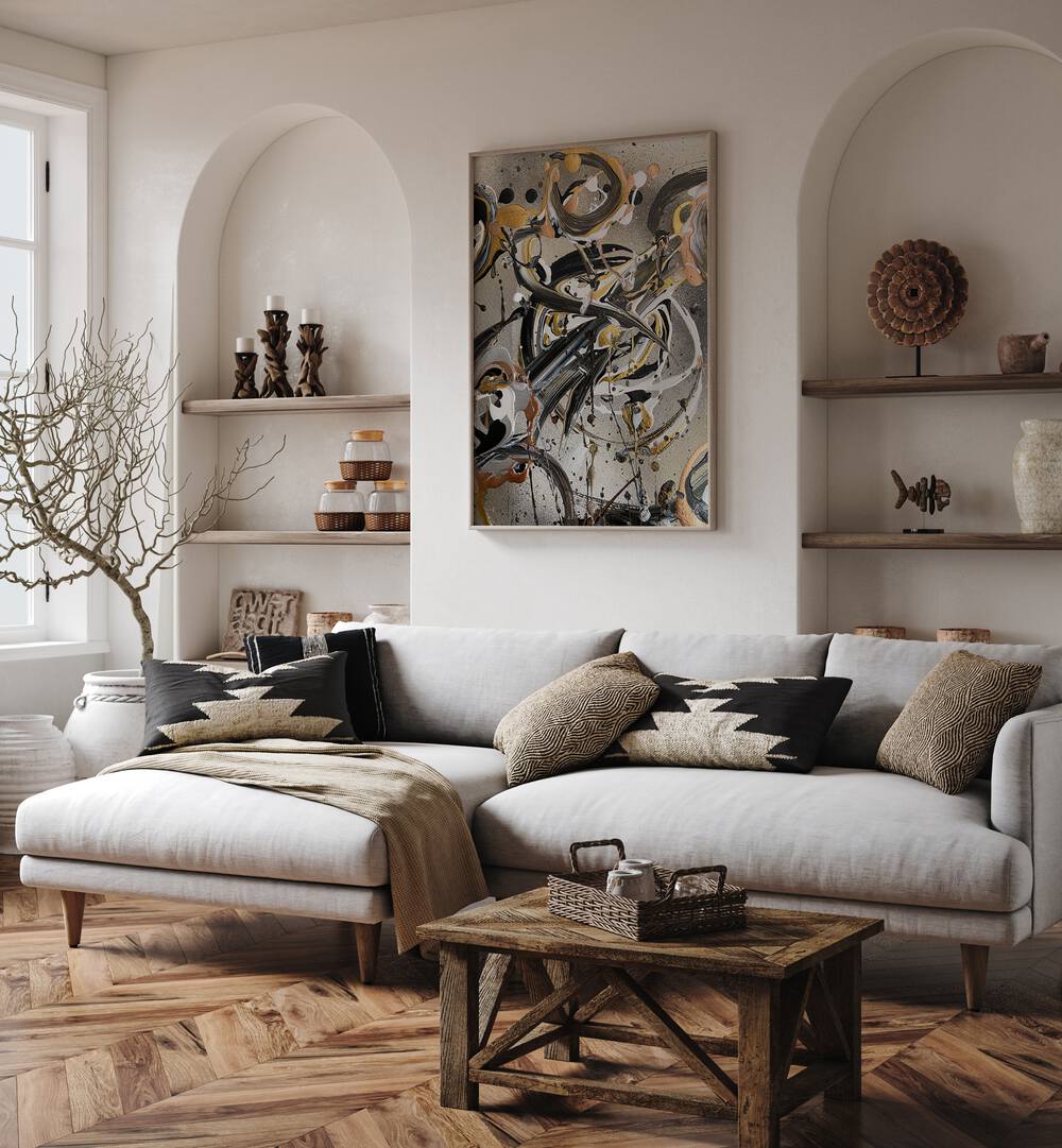 Transform your space with YUKI I, ABSTRACT PAINTINGS, a stunning blend of modern art and emotional depth.