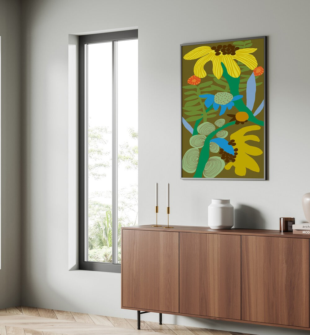 Brighten your space with FLORAL RHYTHM VII, a vibrant piece from our FLORAL FLOWER PAINTINGS collection.