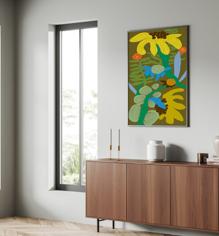 Brighten your space with FLORAL RHYTHM VII, a vibrant piece from our FLORAL FLOWER PAINTINGS collection.