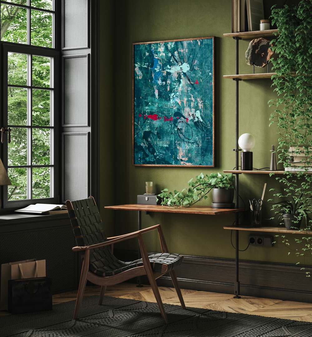 Transform your space with A SOLITUDE, ABSTRACT PAINTINGS, enhancing modern decor with deep emotional beauty.