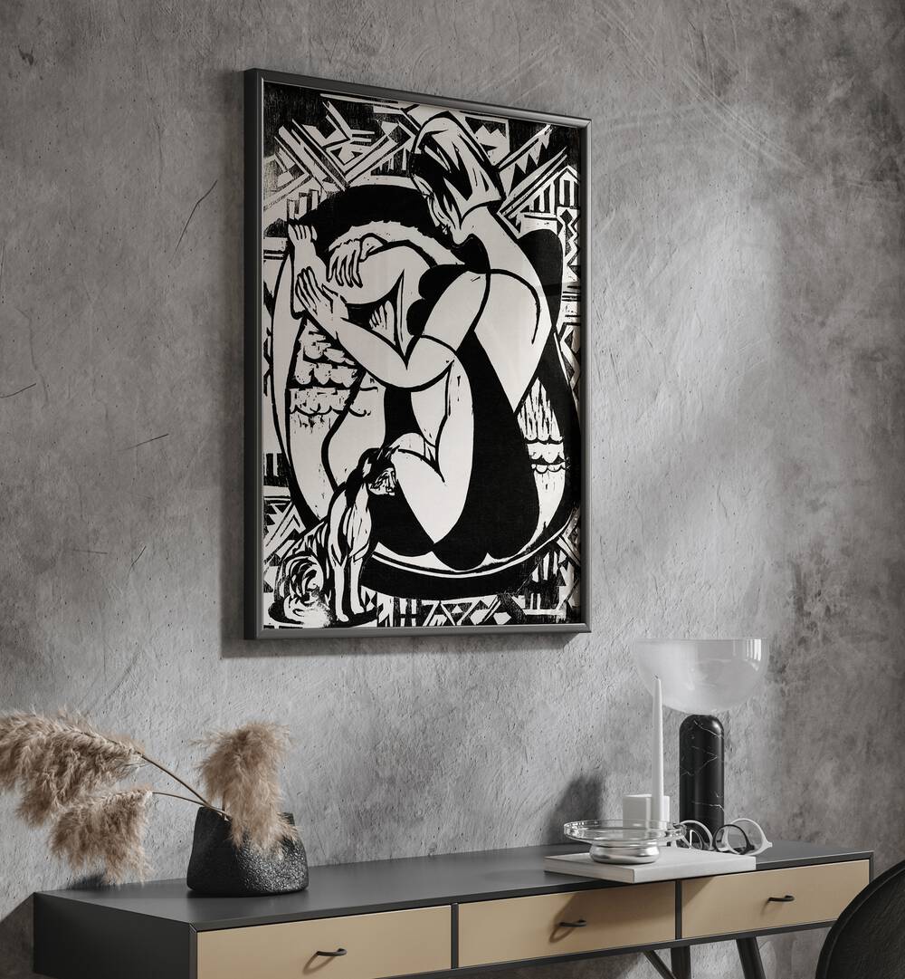 WOMAN IN THE BATHTUB (1936)  , VINTAGE PAINTINGS
