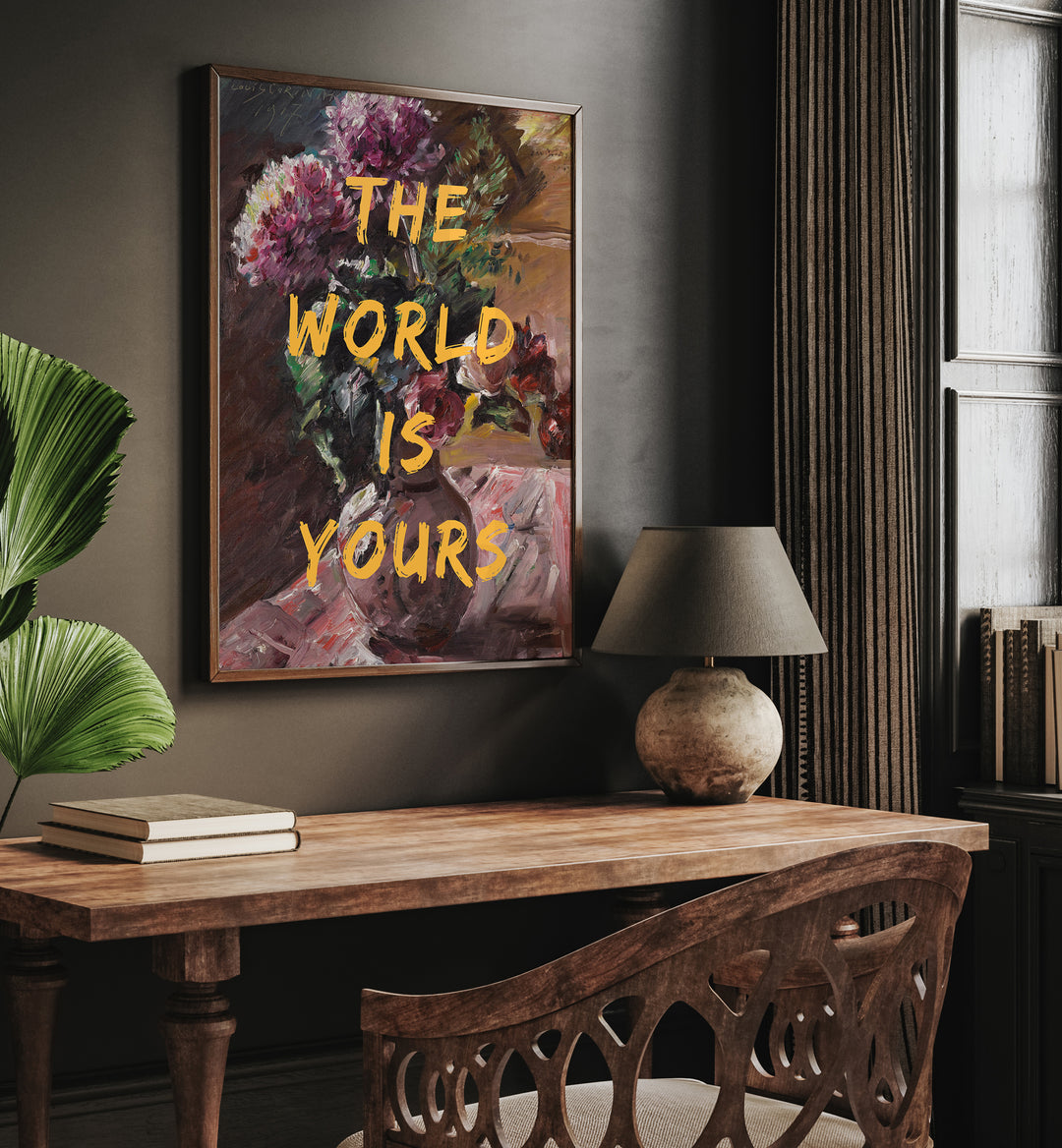 THE WORLD IS YOURS , ALTERED ART PRINTS