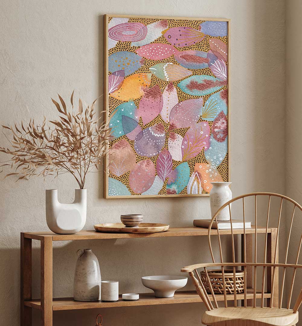 PETALS , ABSTRACT PAINTINGS