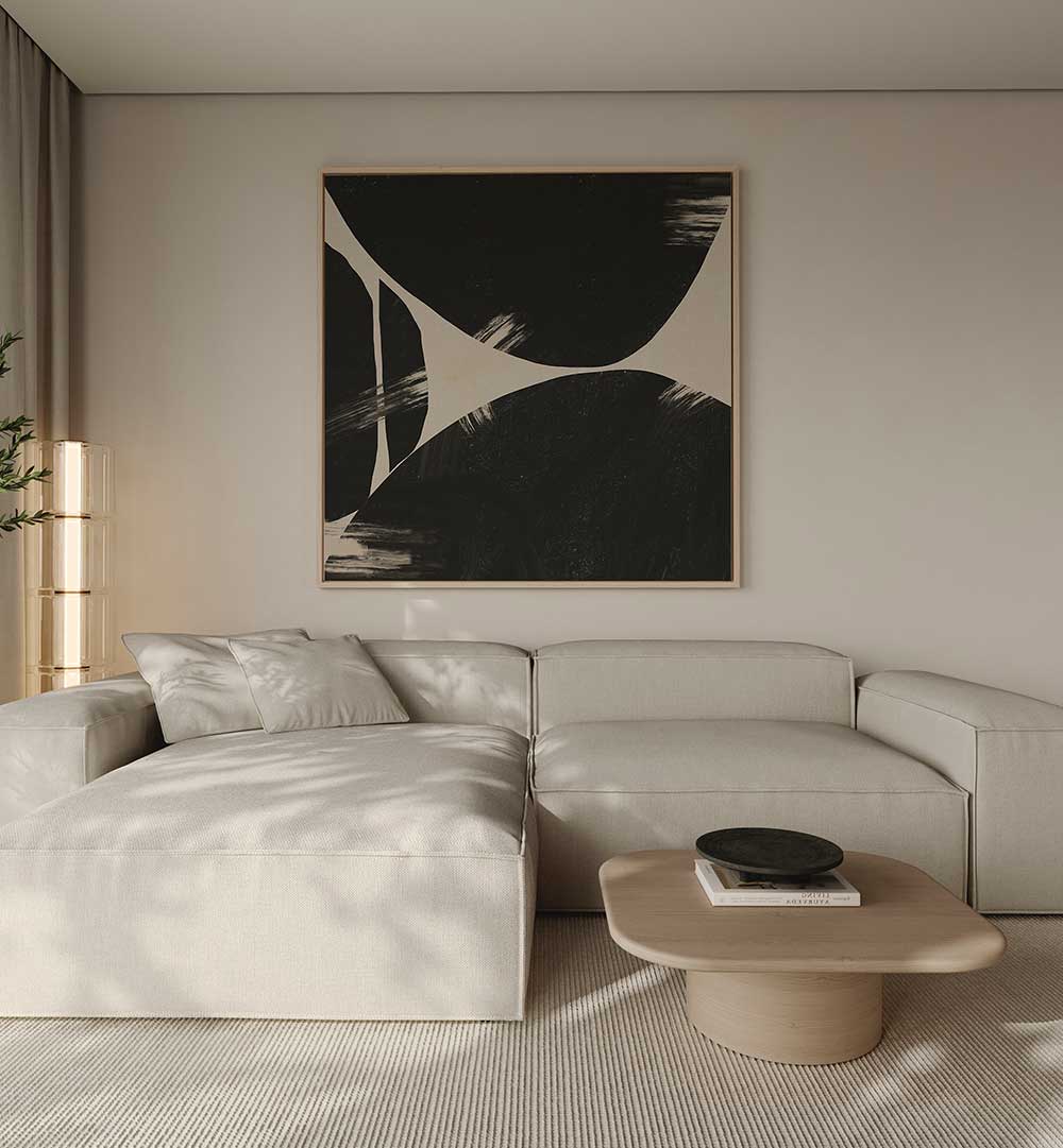 CONTRASTING SHADOWS , ABSTRACT PAINTINGS