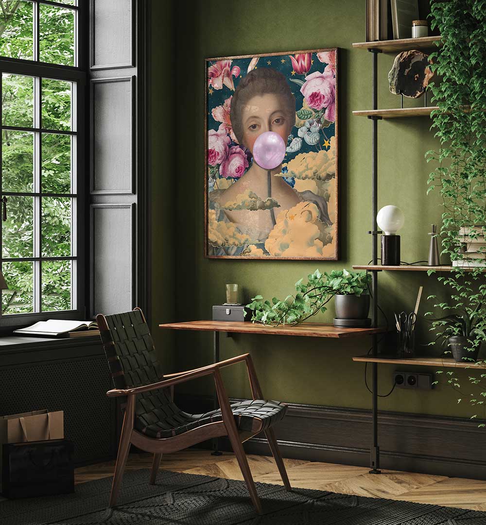 COLLAGE LADY , ALTERED ART PRINTS