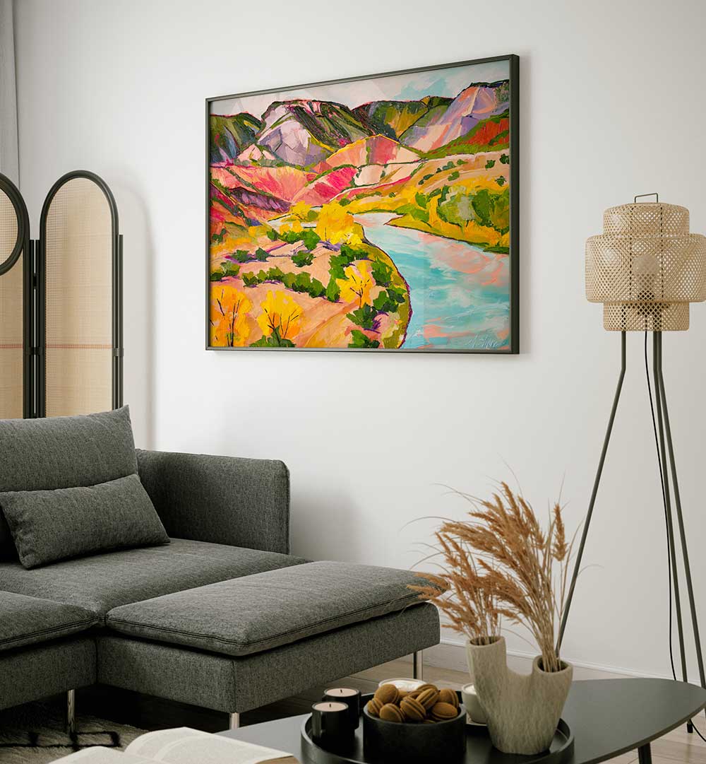 NEW MEXICO , LANDSCAPE PAINTINGS