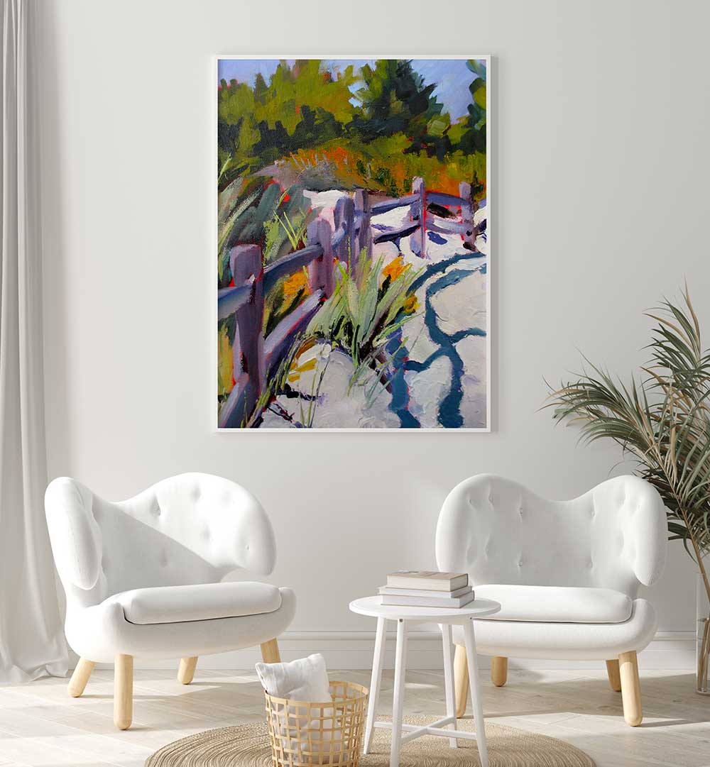 OCTOBER BEACH , LANDSCAPE PAINTINGS
