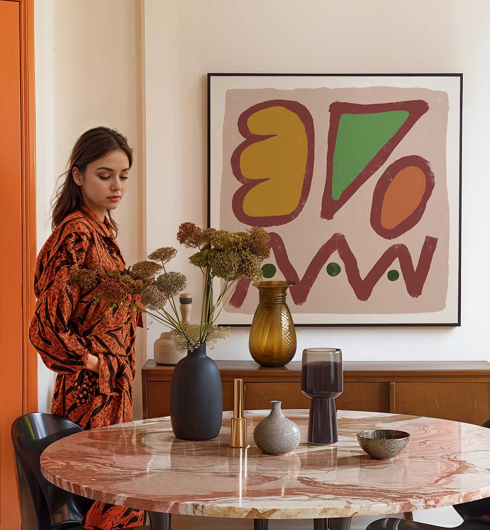 MODERN ART SHAPES , ABSTRACT PAINTINGS