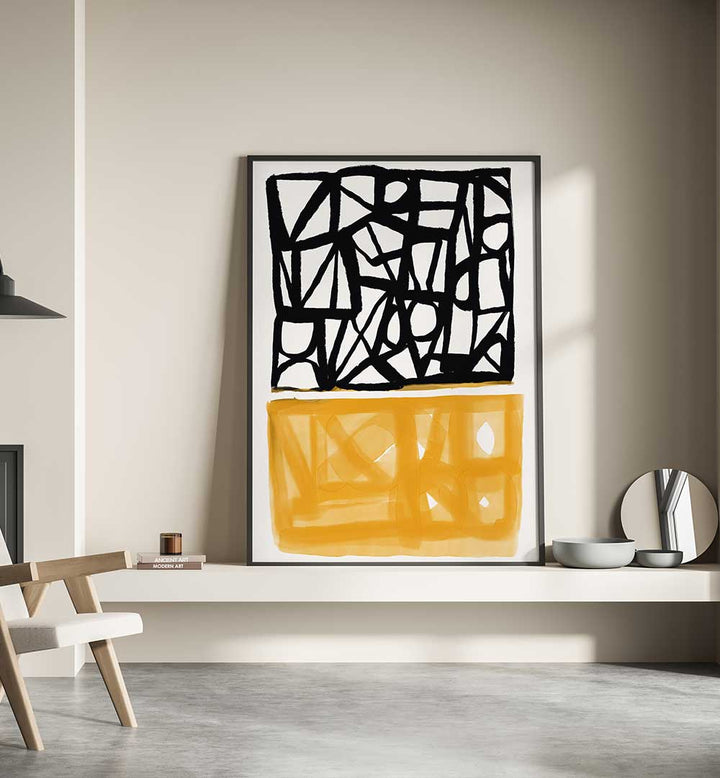 BOLD SHAPES DANCE , ABSTRACT PAINTINGS