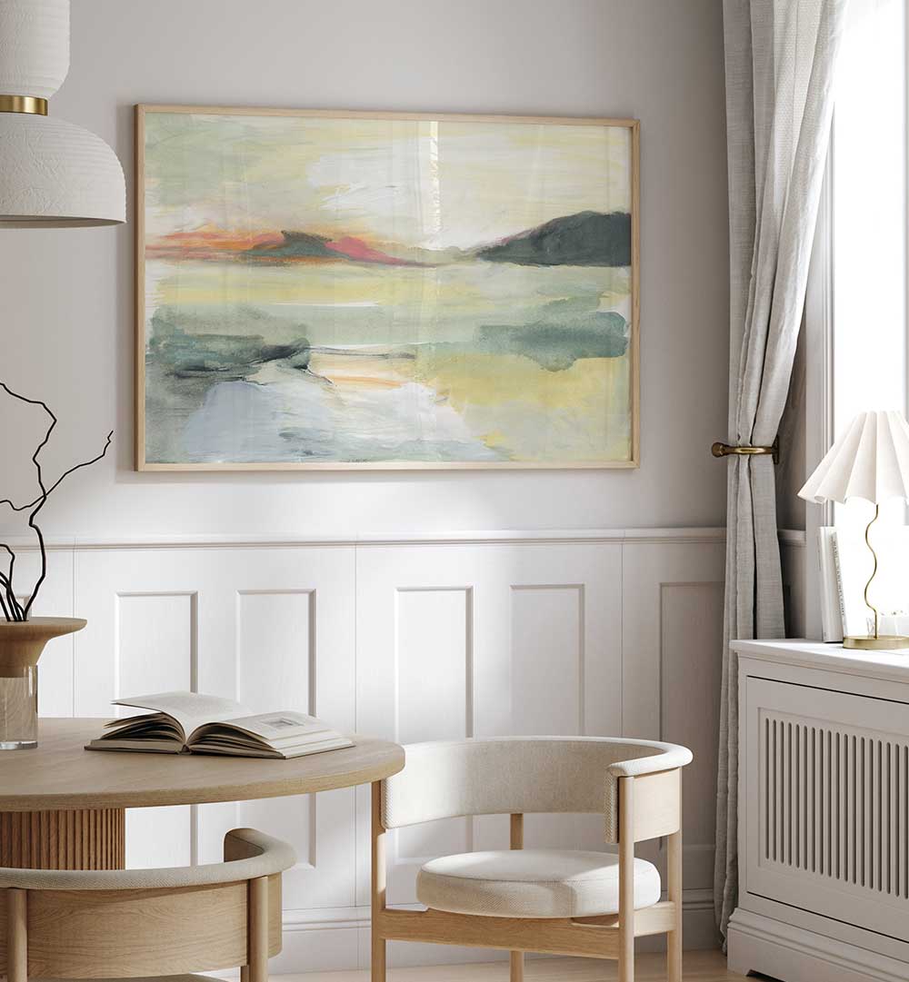 Enhance your home with AQUARELLE Landscape Paintings, showcasing tranquil colors and serene natural beauty.