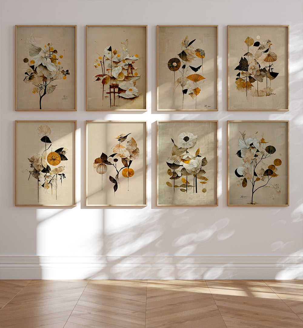 SEPIA GARDEN , GALLERY WALLS & SETS