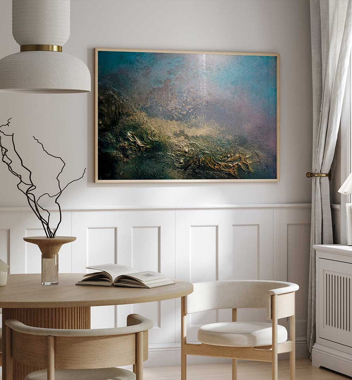 Elevate your space with SUNSET SYMPHONY, ABSTRACT PAINTINGS featuring vibrant colors and intricate designs.