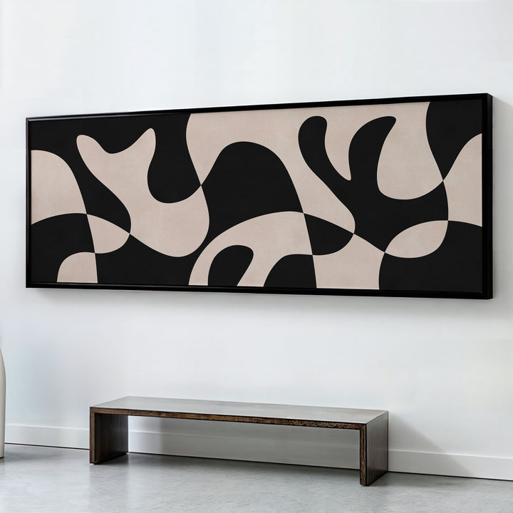 GEOMETRIC MODERN ART , PANORAMIC ART