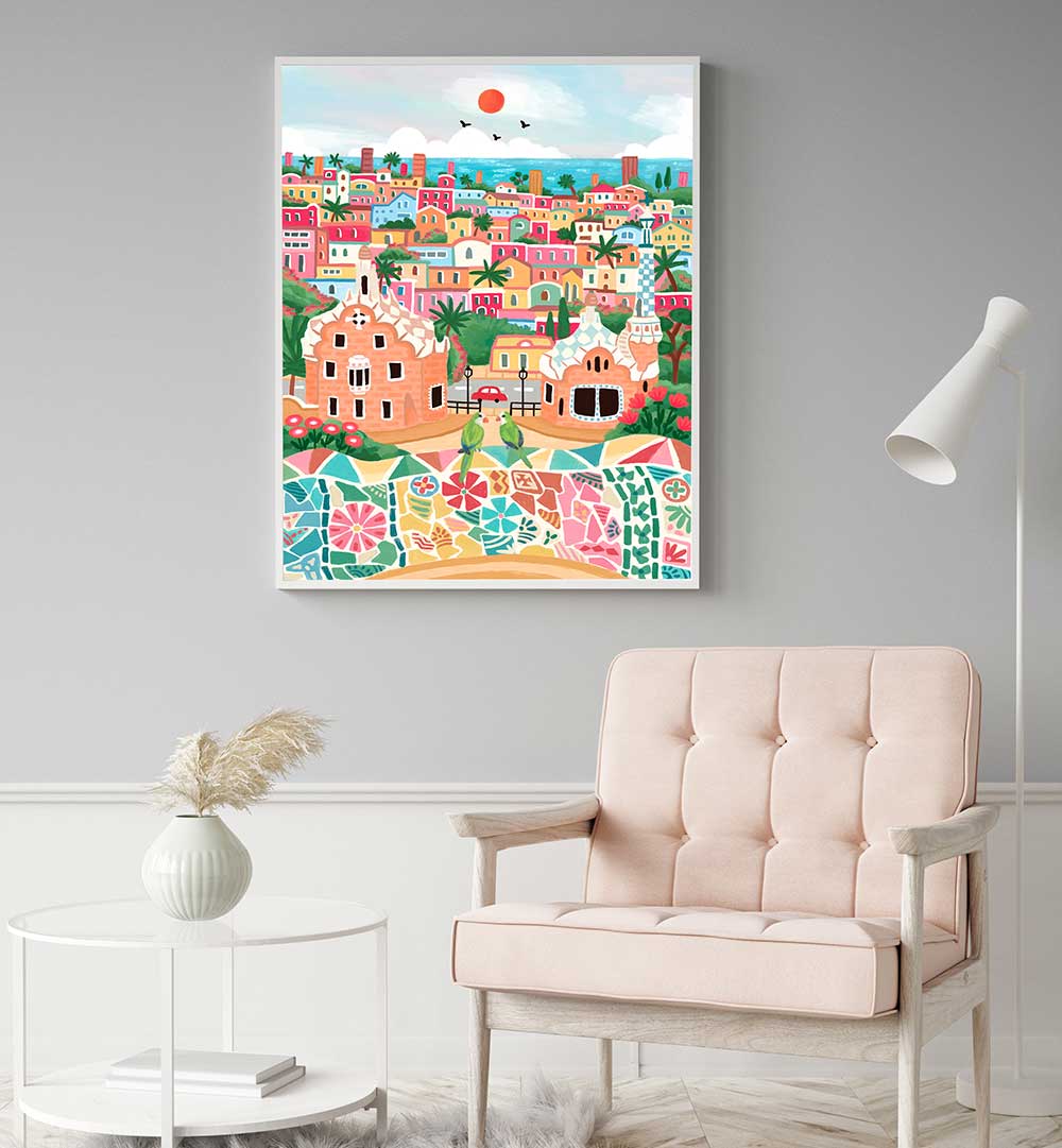 BARCELONA , TRAVEL POSTERS