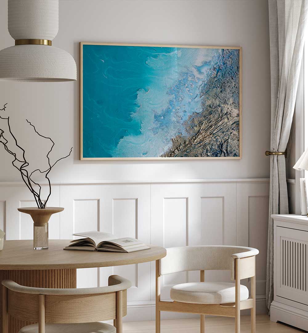 Transform your space with OCEAN CALM, ABSTRACT PAINTINGS, showcasing soothing hues and elegant designs.