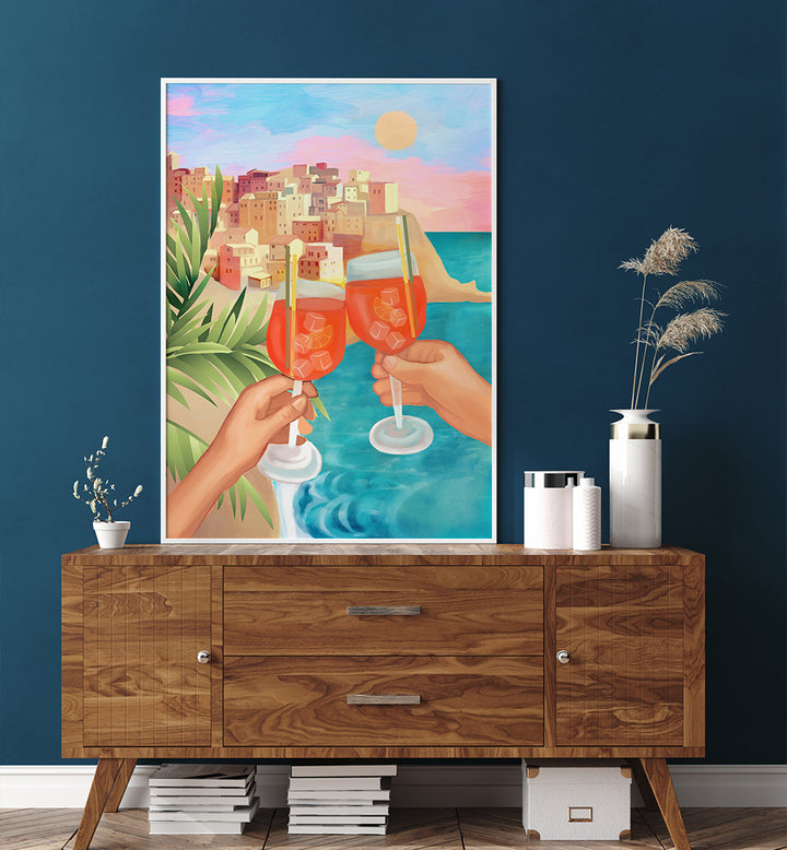 APEROL SUNSET , BAR & CAFE ART