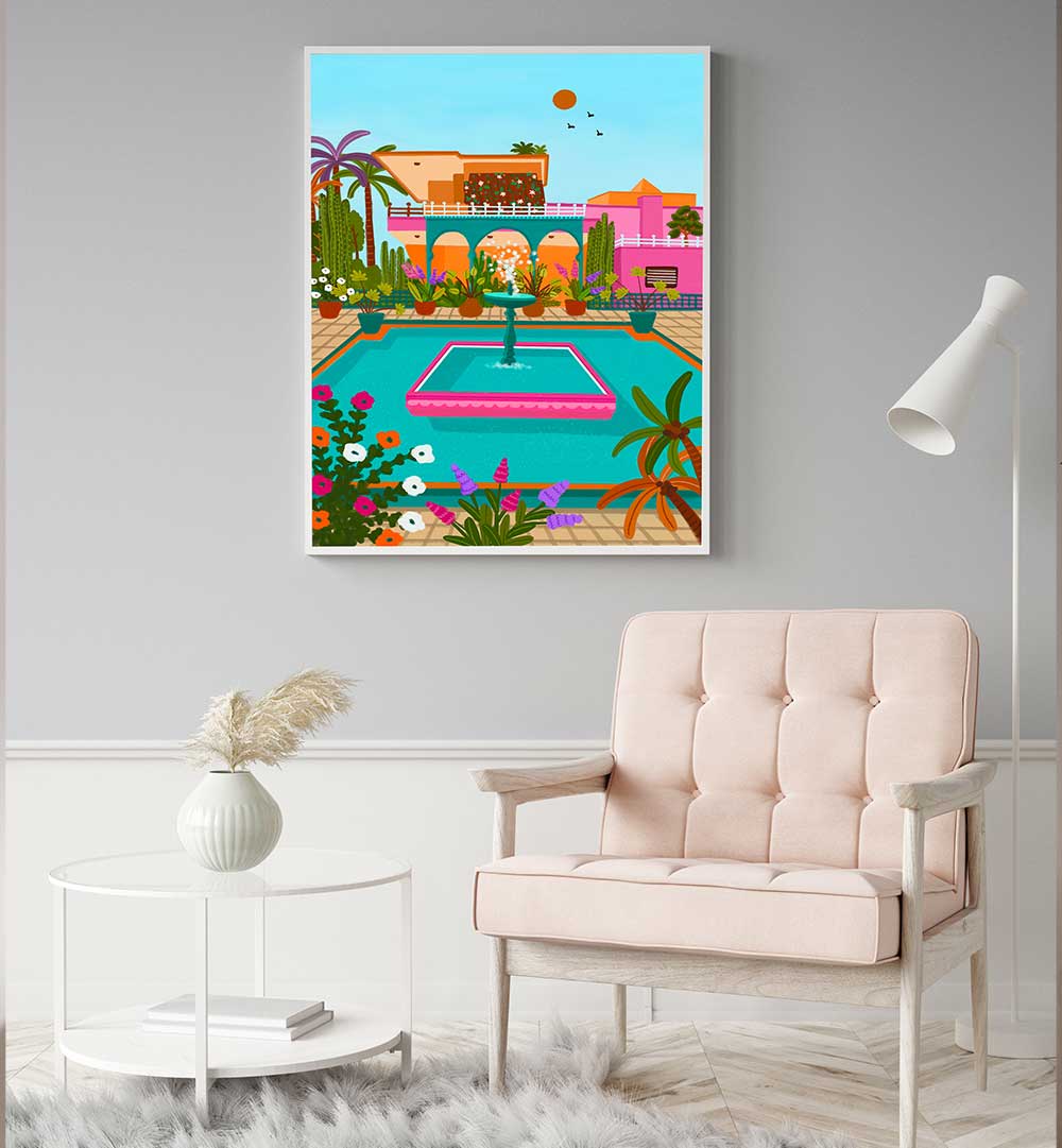 JARDIN MAJORELLE , TRAVEL POSTERS