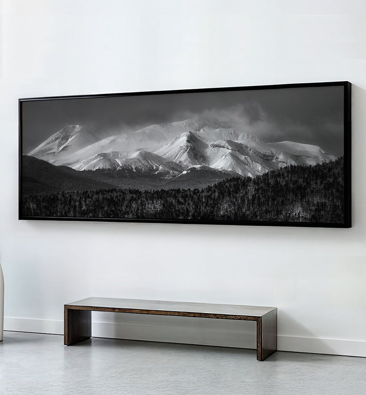MT AKAN - HOKKAIDO WINTER WONDERLAND , PANORAMIC ART