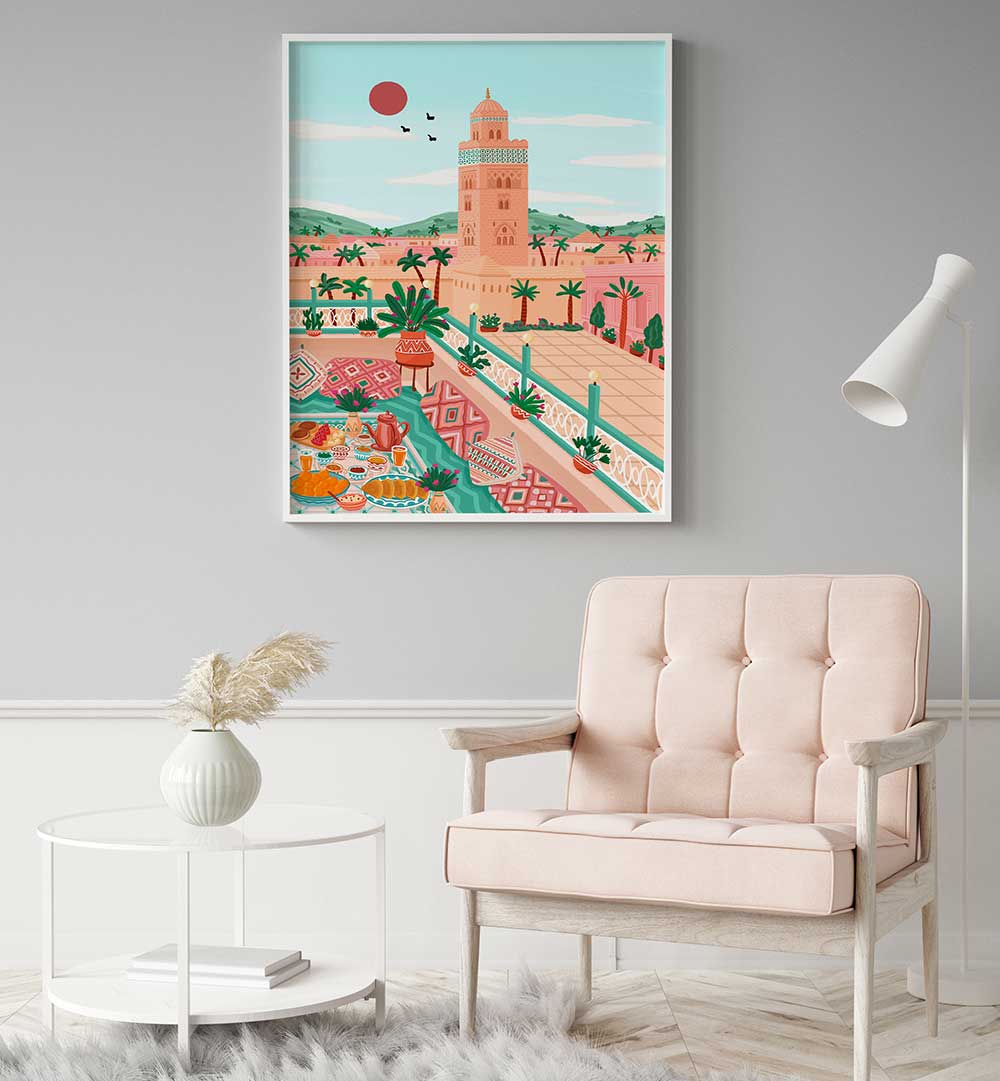 MOROCCAN MORNING BLISS , TRAVEL POSTERS