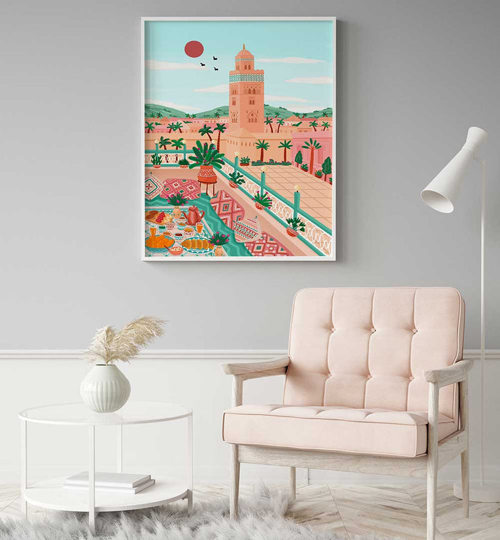 MOROCCAN MORNING BLISS , TRAVEL POSTERS