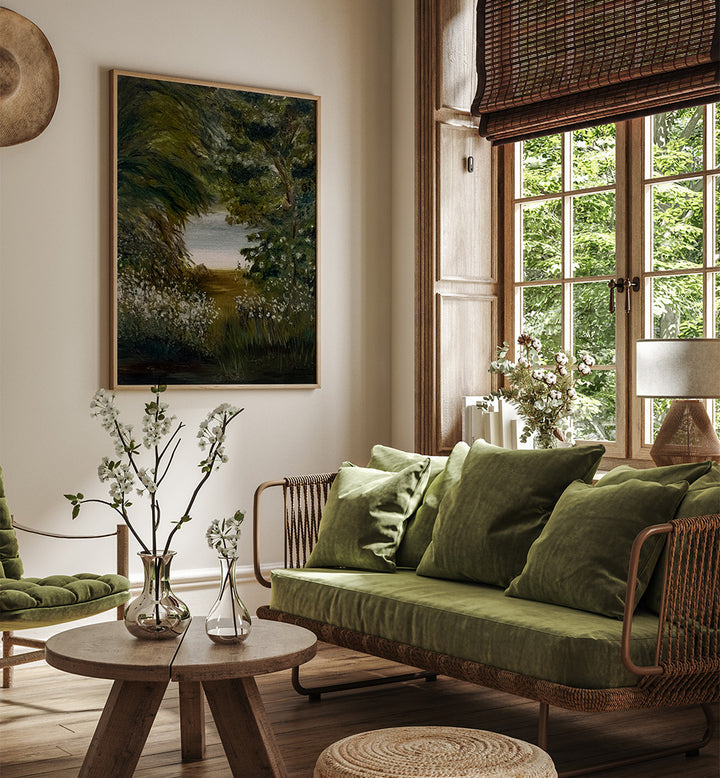 THE LAKES , FLORAL FLOWER PAINTINGS