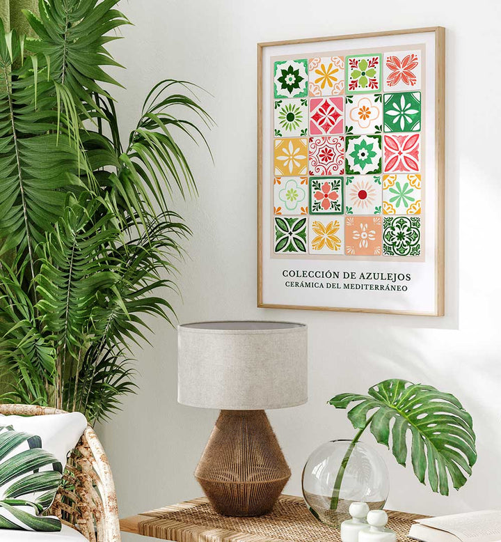 AZULEJOS DEL MEDITERRANEO , PATTERN ART PRINTS