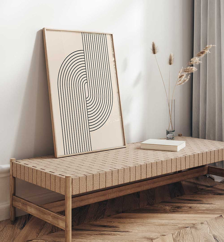 BAUHAUS BOHO BLACK V , BOHO ART PAINTINGS