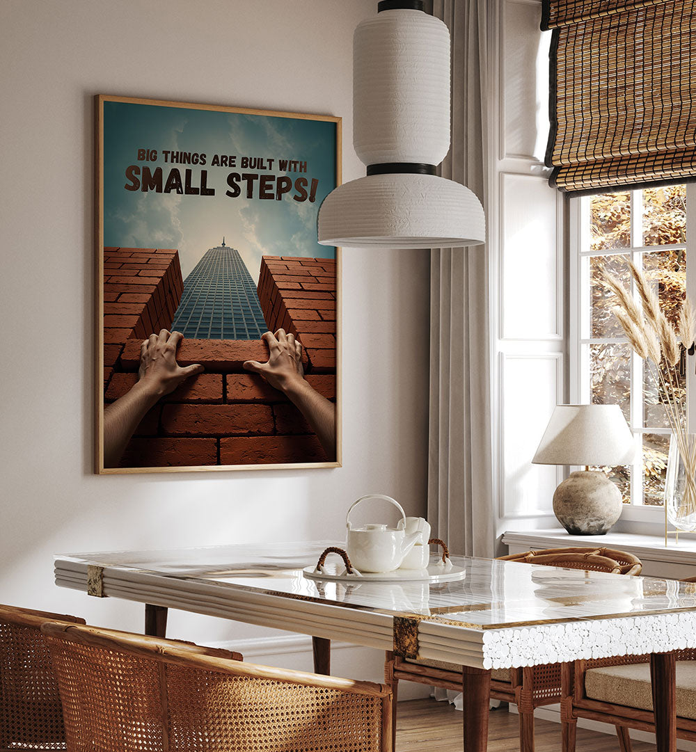 SMALL STEPS II , QUOTES & TYPOGRAPHY POSTERS