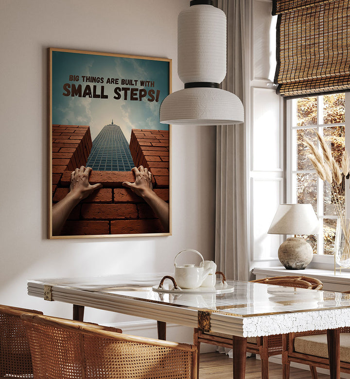 SMALL STEPS II , QUOTES & TYPOGRAPHY POSTERS