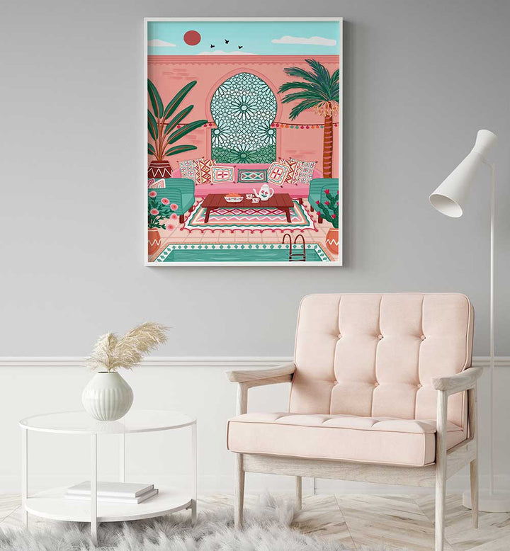 MOROCCO HOTEL , TRAVEL POSTERS