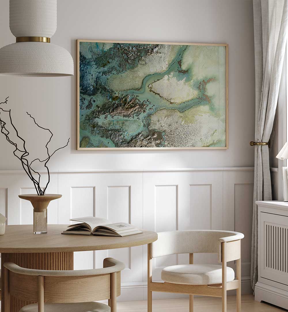 Elevate your space with EVERGREEN, ABSTRACT PAINTINGS, showcasing stunning art that captivates and transforms.