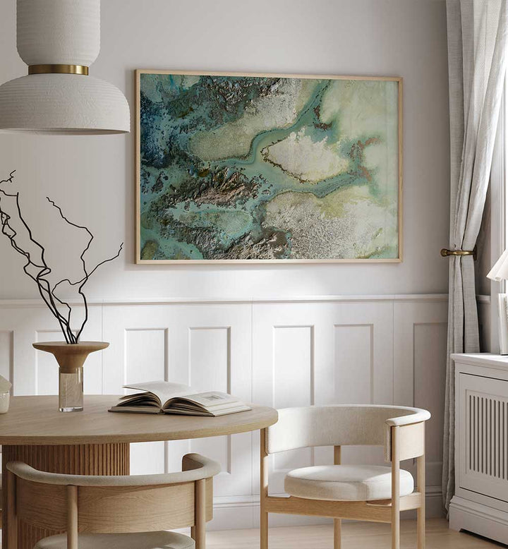 Elevate your space with EVERGREEN, ABSTRACT PAINTINGS, showcasing stunning art that captivates and transforms.