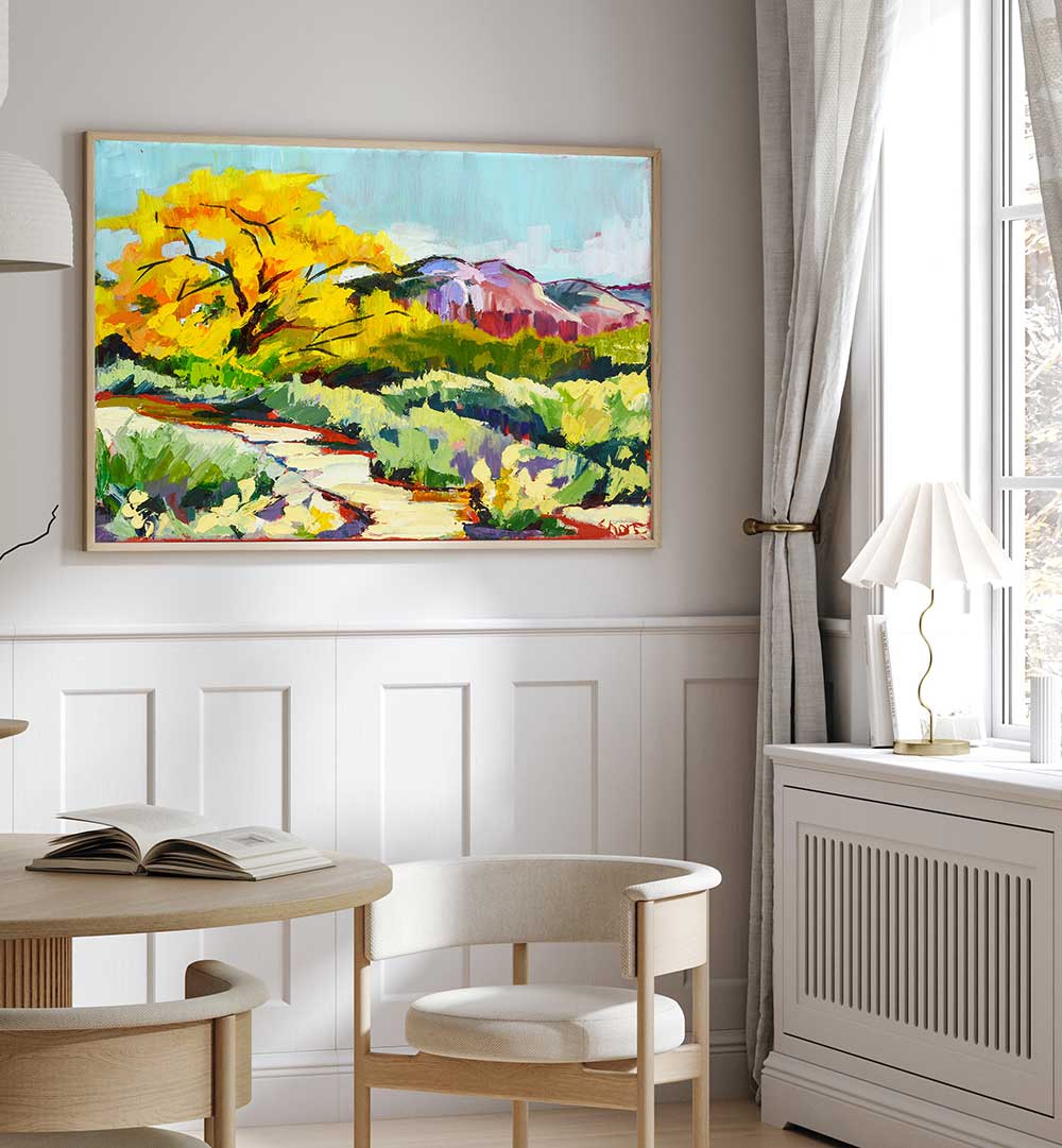 GHOST RANCH TRAIL , LANDSCAPE PAINTINGS