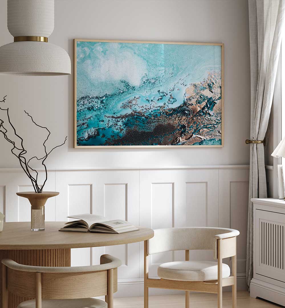 Transform your space with SOFT BLUE ESCAPE, ABSTRACT PAINTINGS, featuring calming blues for tranquility and creativity.